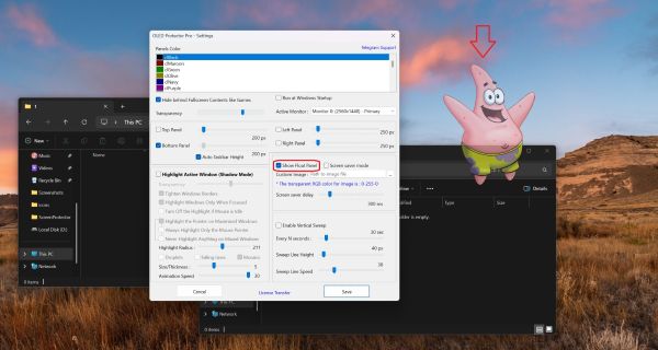 OLED Protector Pro App Interface Preview 7